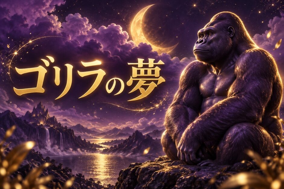 ゴリラの夢の意味のイメージ画像