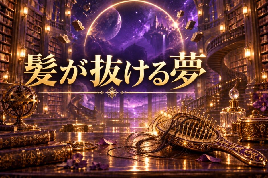 髪が抜ける夢のイメージ画像