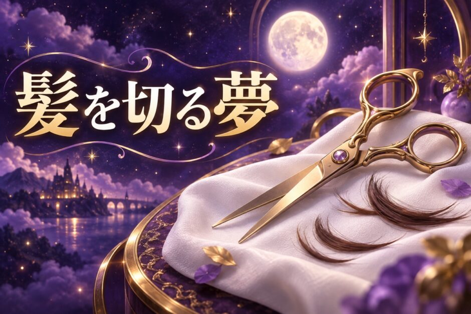 髪を切る夢の意味のイメージ画像