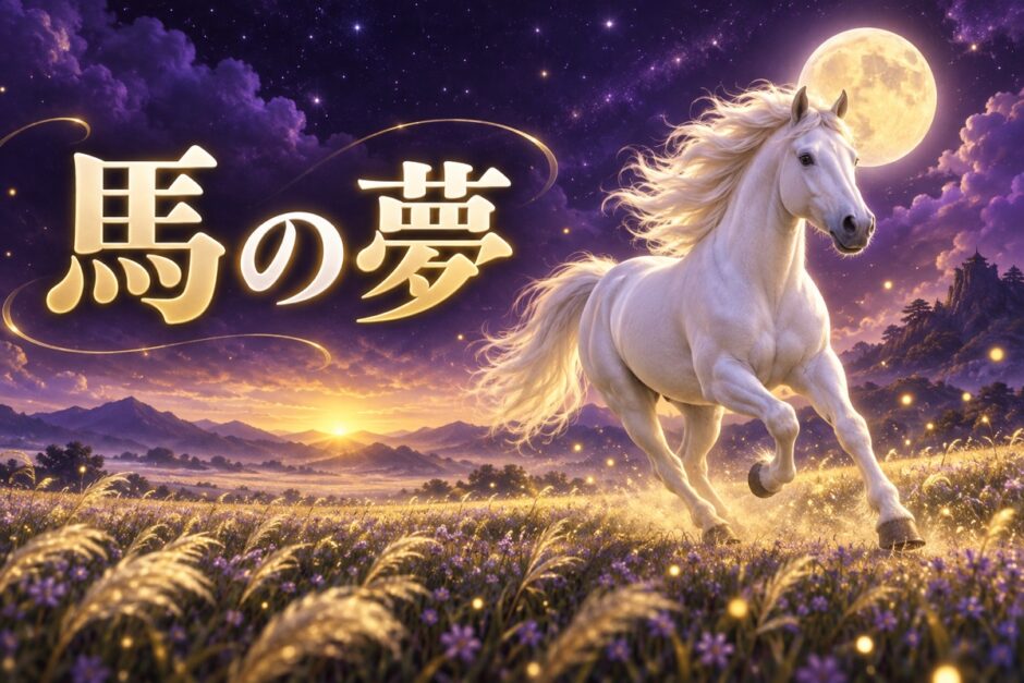 馬の夢の意味のイメージ画像