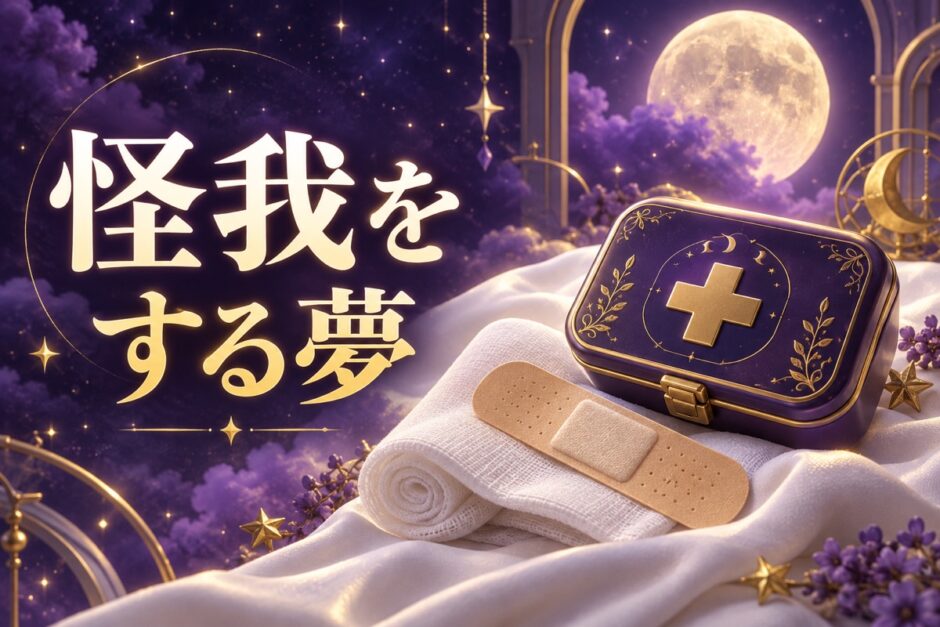 怪我をする夢の意味のイメージ画像