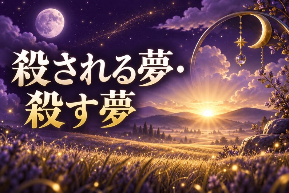 殺される夢・人を殺す夢の意味のイメージ画像
