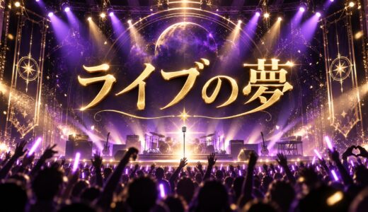 【夢占い】ライブに行く夢の意味12選｜推し・最前列・遅刻別
