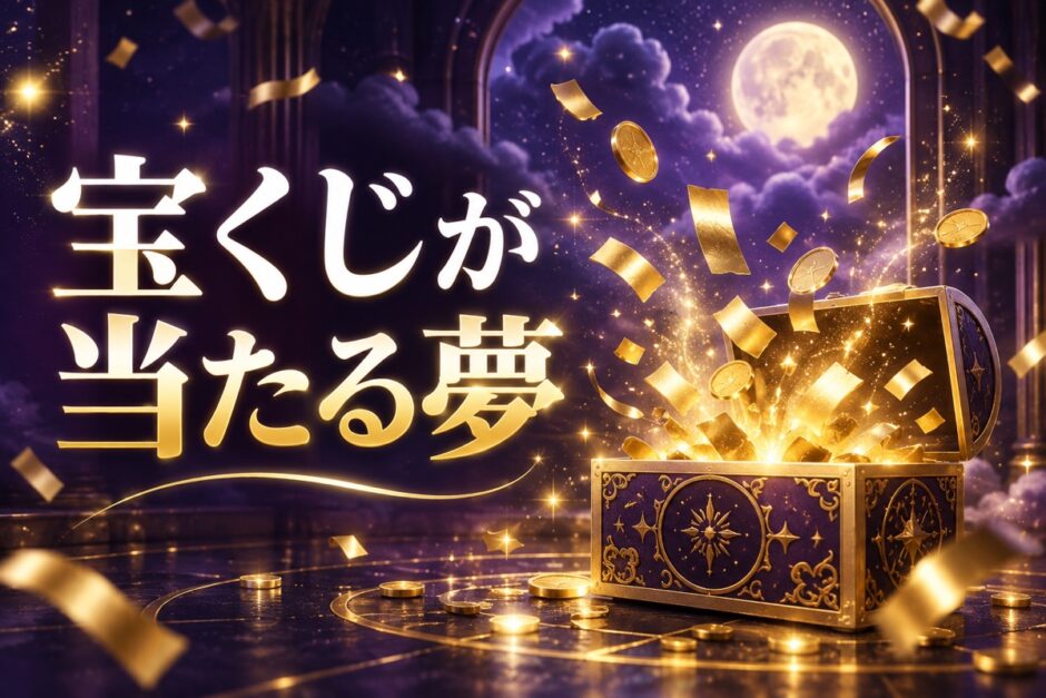 宝くじが当たる夢は正夢のイメージ画像