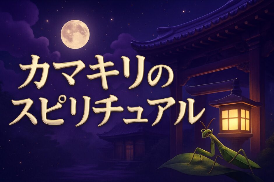 カマキリのスピリチュアルな意味のイメージ画像