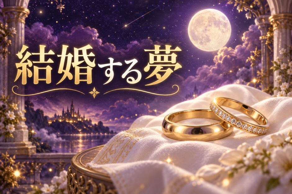 結婚する夢の意味のイメージ画像
