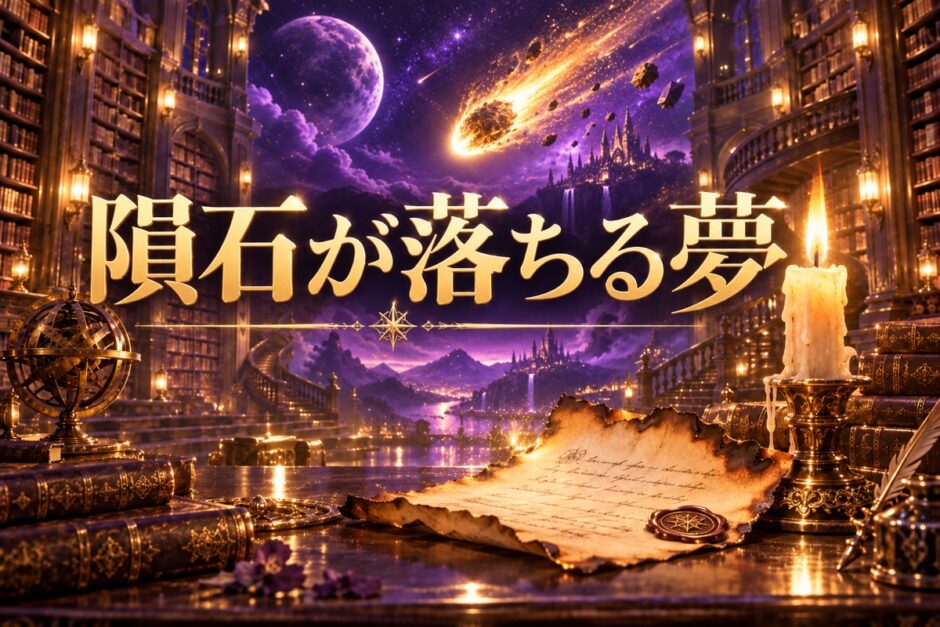隕石が落ちる夢のイメージ画像
