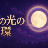 月の光環・月暈のスピリチュアルな意味のイメージ画像