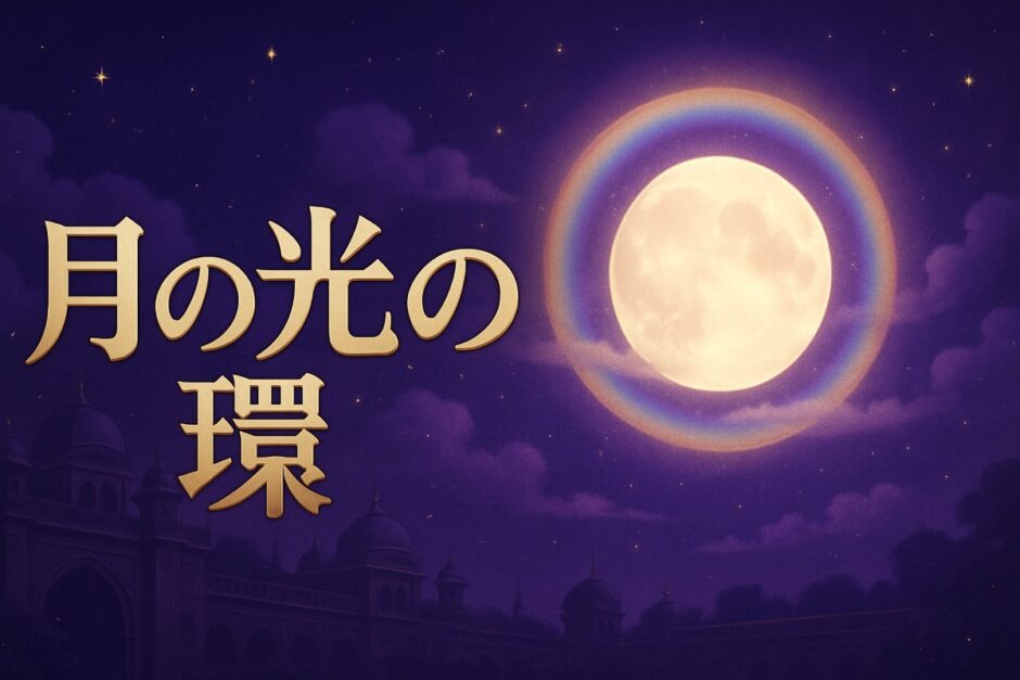 月の光環・月暈のスピリチュアルな意味のイメージ画像