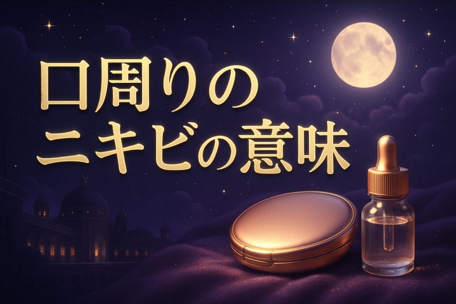 口周りのニキビのスピリチュアルな意味のイメージ画像