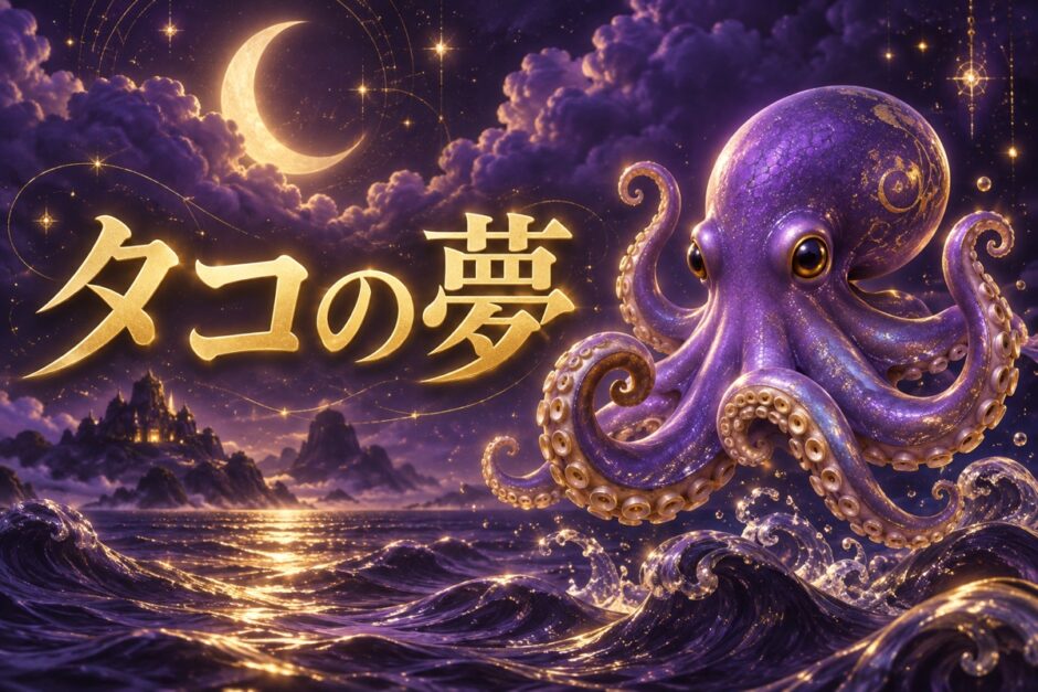 タコの夢の意味のイメージ画像