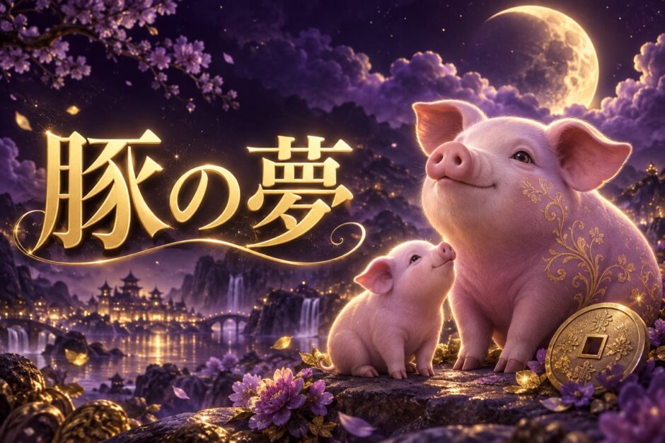 豚の夢の意味のイメージ画像