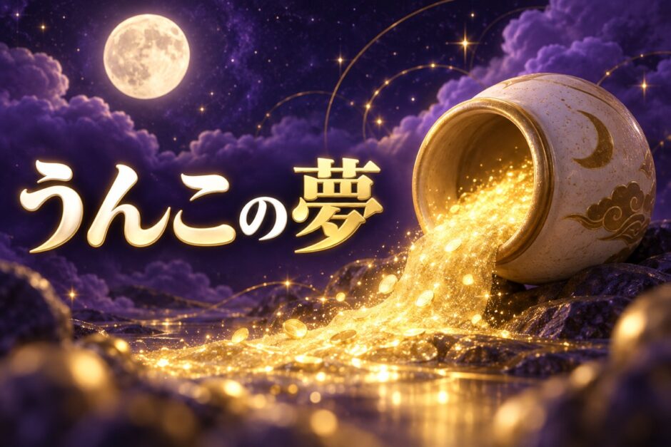 うんこの夢は金運アップのイメージ画像