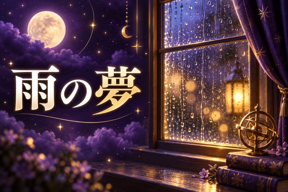 雨の夢の意味のイメージ画像