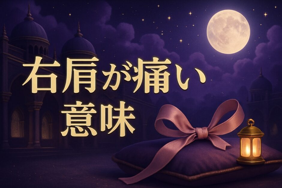 右肩が痛いスピリチュアルな意味のイメージ画像