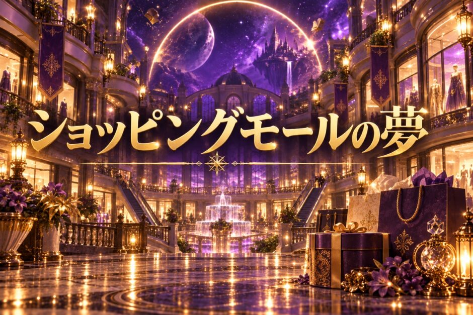 ショッピングモールの夢のイメージ画像