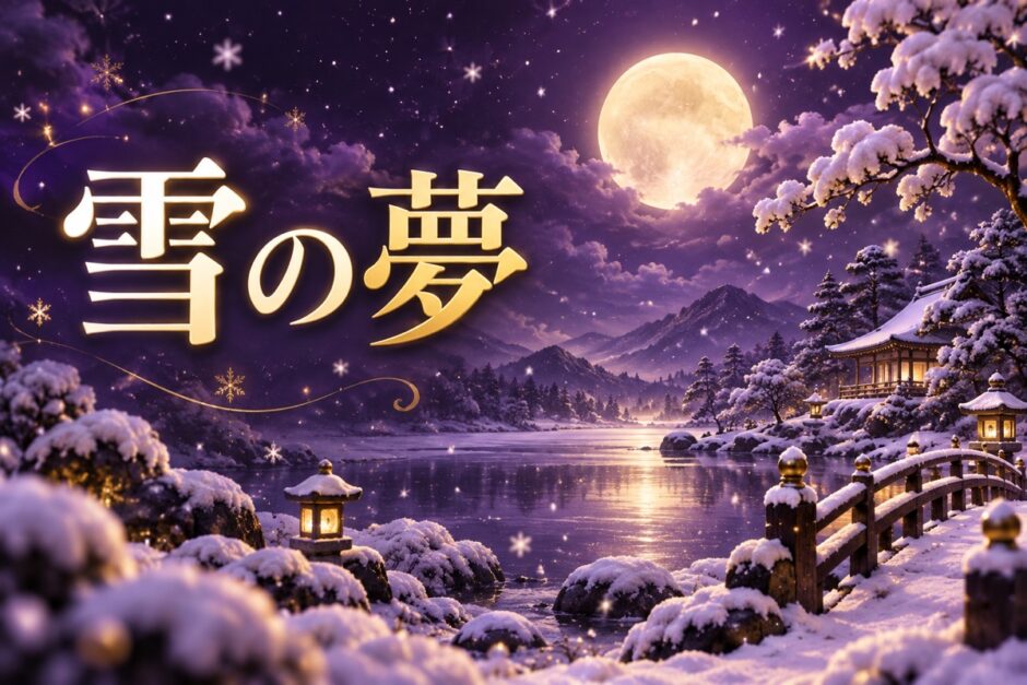 雪の夢の意味のイメージ画像