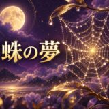 蜘蛛の夢は宝くじの前兆のイメージ画像