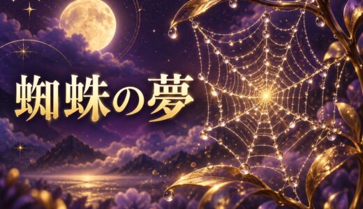【夢占い】蜘蛛の夢は宝くじの前兆？色別46の意味