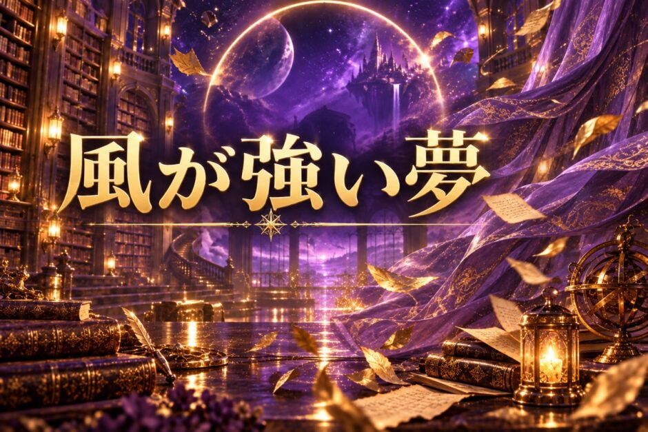 風が強い夢のイメージ画像