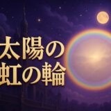 太陽の虹の輪のスピリチュアルな意味のイメージ画像