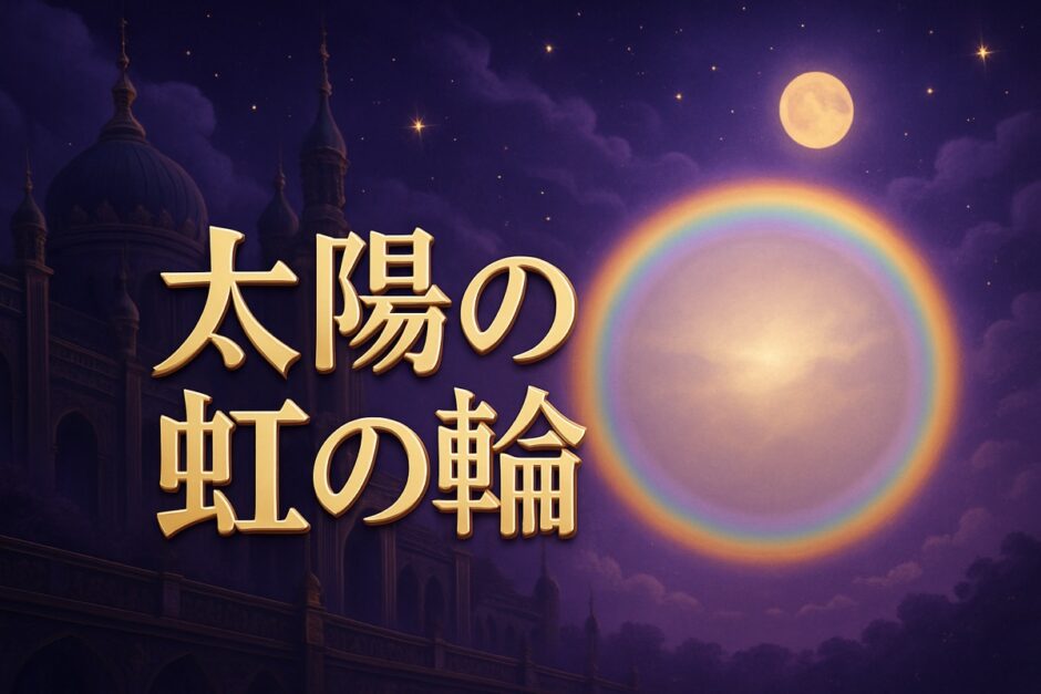 太陽の虹の輪のスピリチュアルな意味のイメージ画像