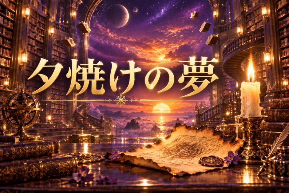 夕焼けの夢のイメージ画像