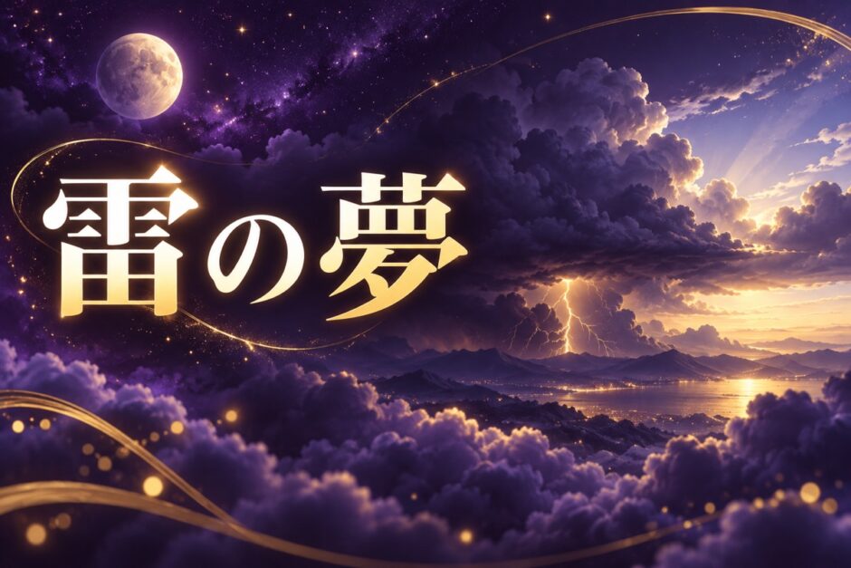 雷の夢は吉夢のイメージ画像