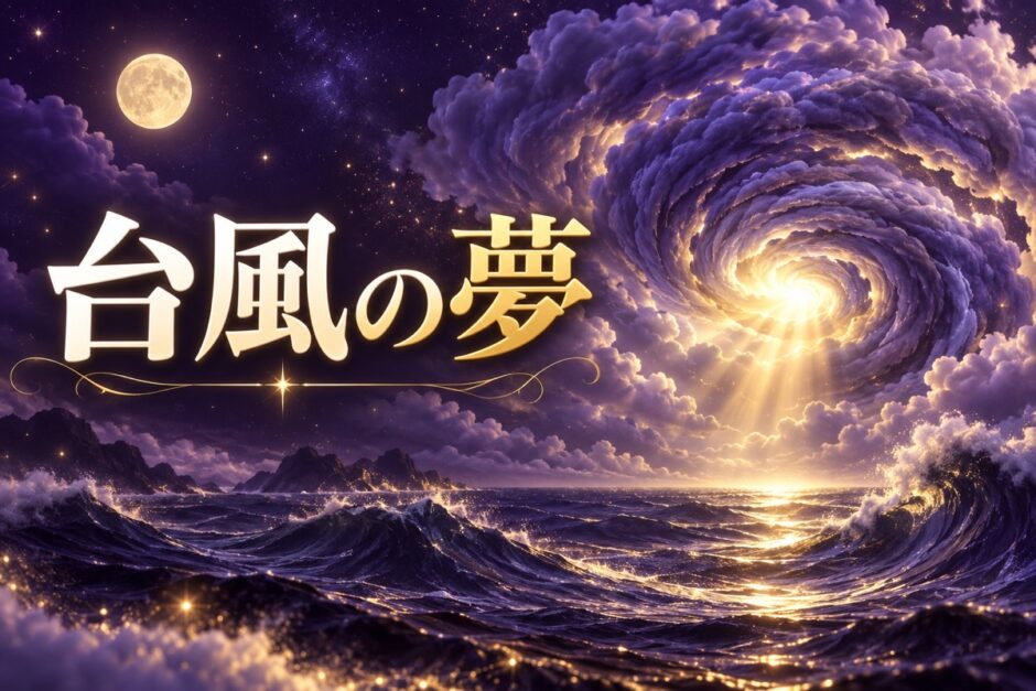 台風の夢の意味のイメージ画像