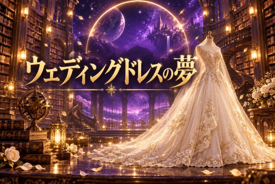 ウェディングドレスの夢のイメージ画像