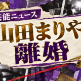 山田まりやの離婚を伝える芸能ニュース記事のアイキャッチ画像