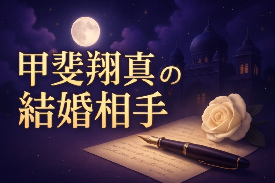 甲斐翔真の結婚相手は一般女性のイメージ画像