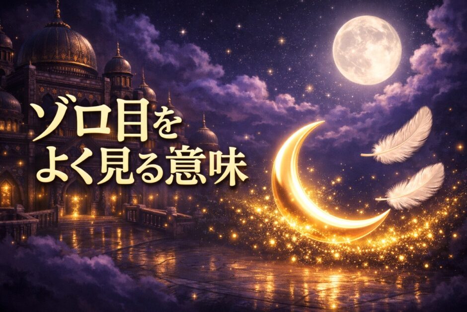 ゾロ目をよく見るのは何の前兆のイメージ画像