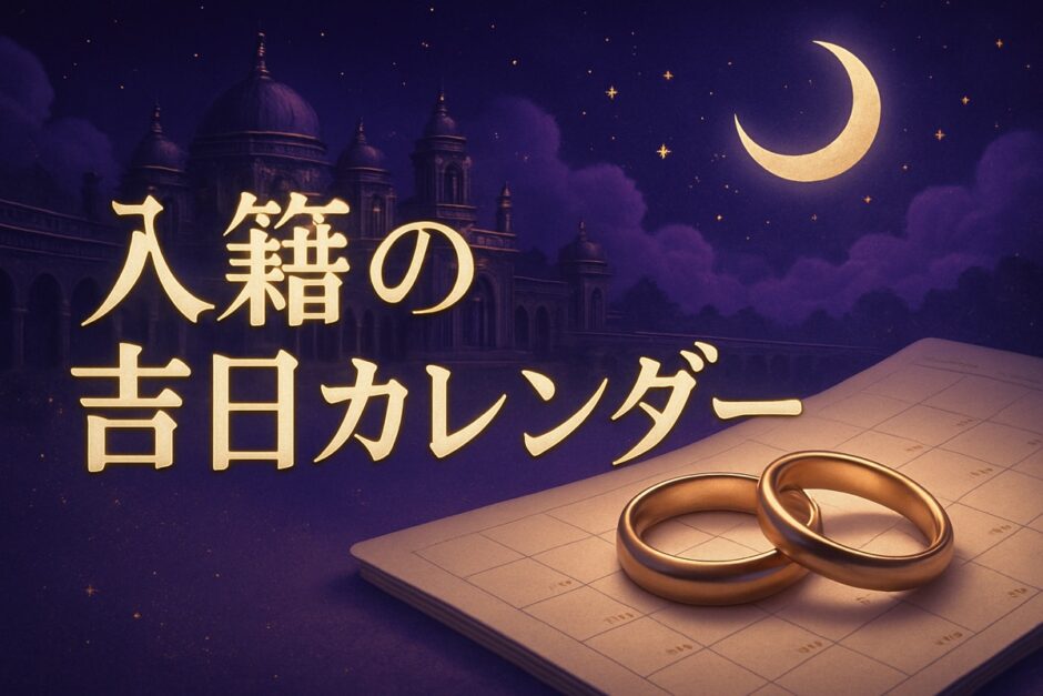 入籍日2026・2027の縁起のいい日のイメージ画像