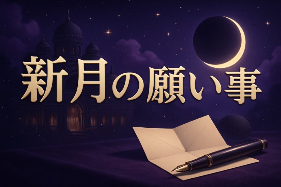 新月の願い事の書き方と例文のイメージ画像