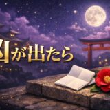 おみくじの凶のスピリチュアルな意味のイメージ画像