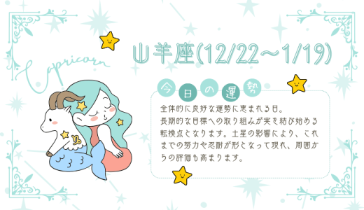 【2025年1月28日】今日の当たる占い！山羊座の運勢とは？総合運から恋愛、仕事運、金運まで徹底解剖